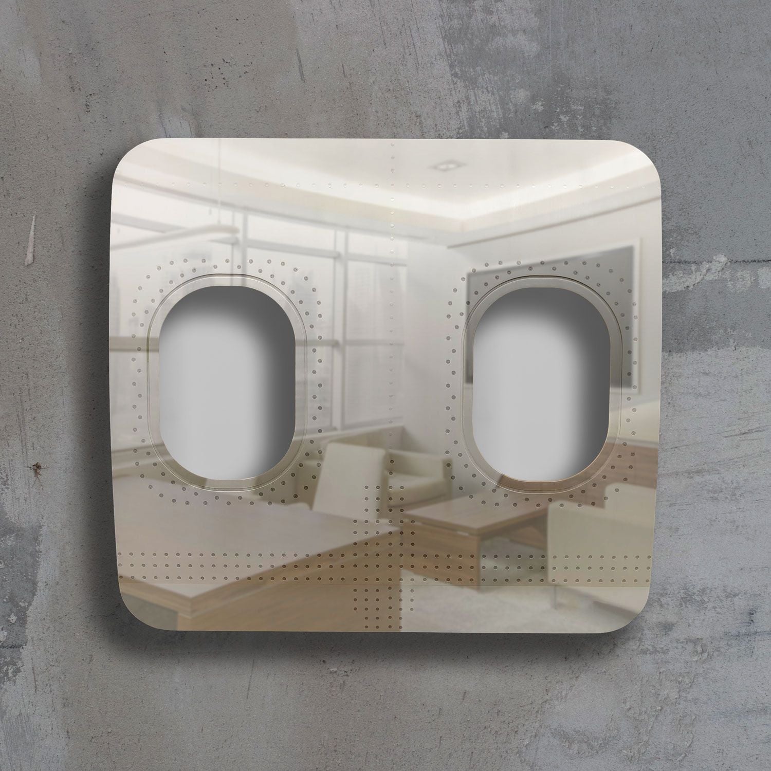 2-Piece Wall Bar - High-Gloss Polished