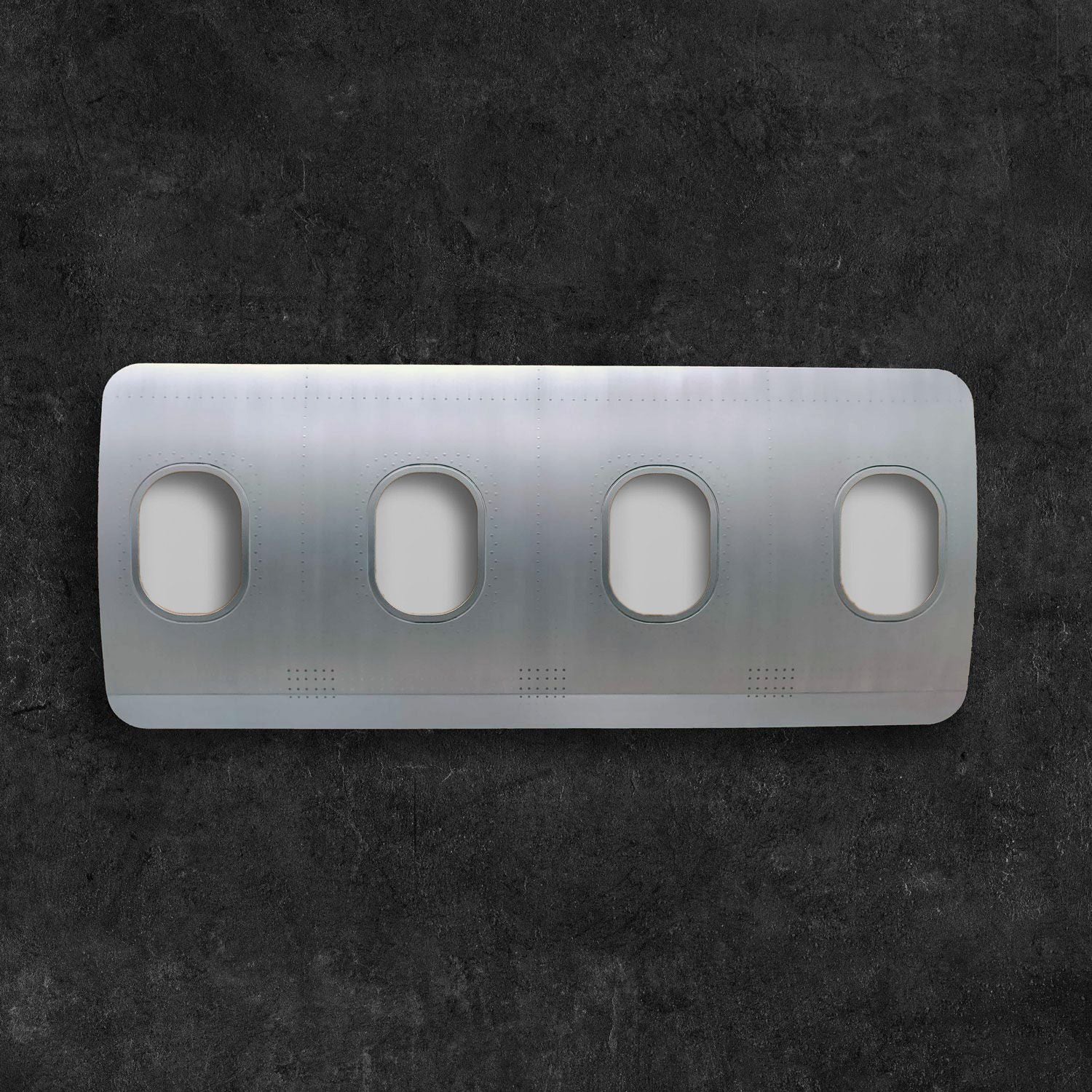 4-Tier Wall Bar - Brushed Matte Silver