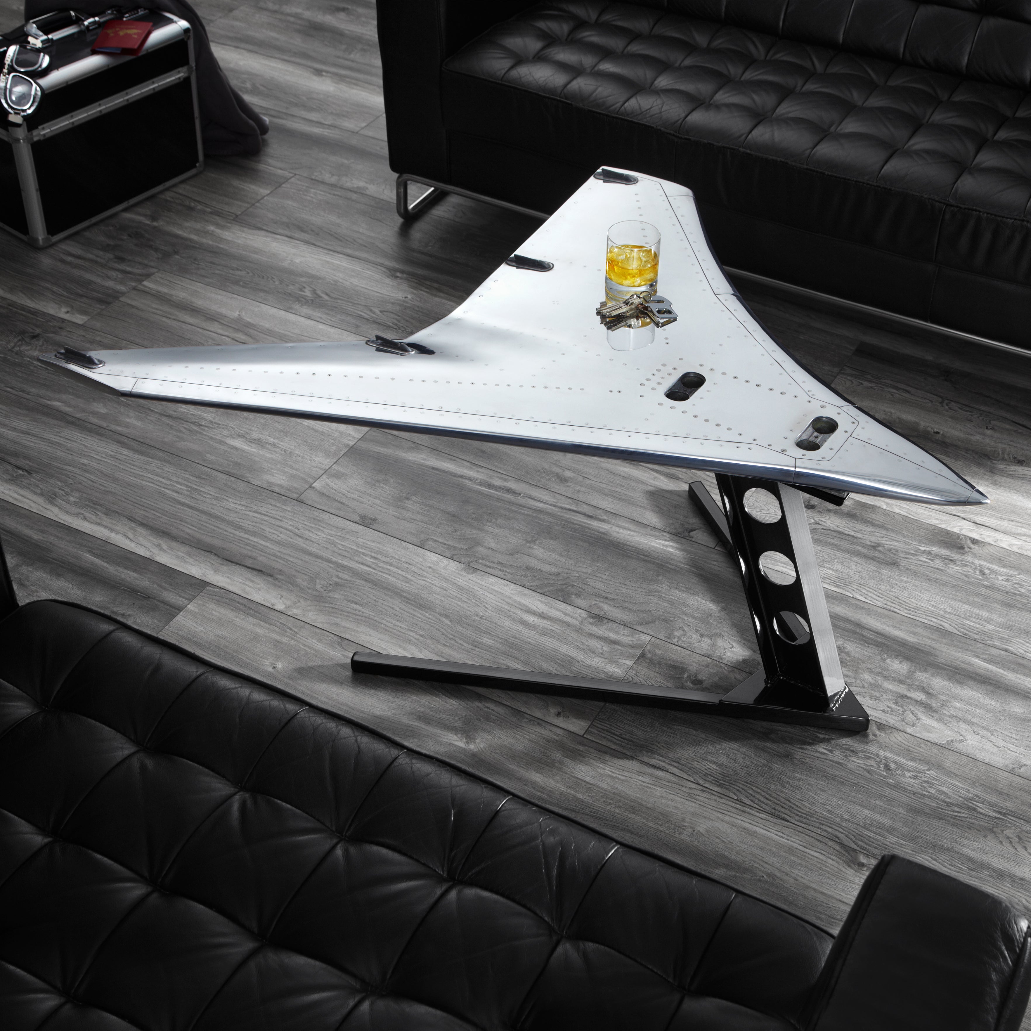 Coffee table "Luke" - A320 Wingtip Fence