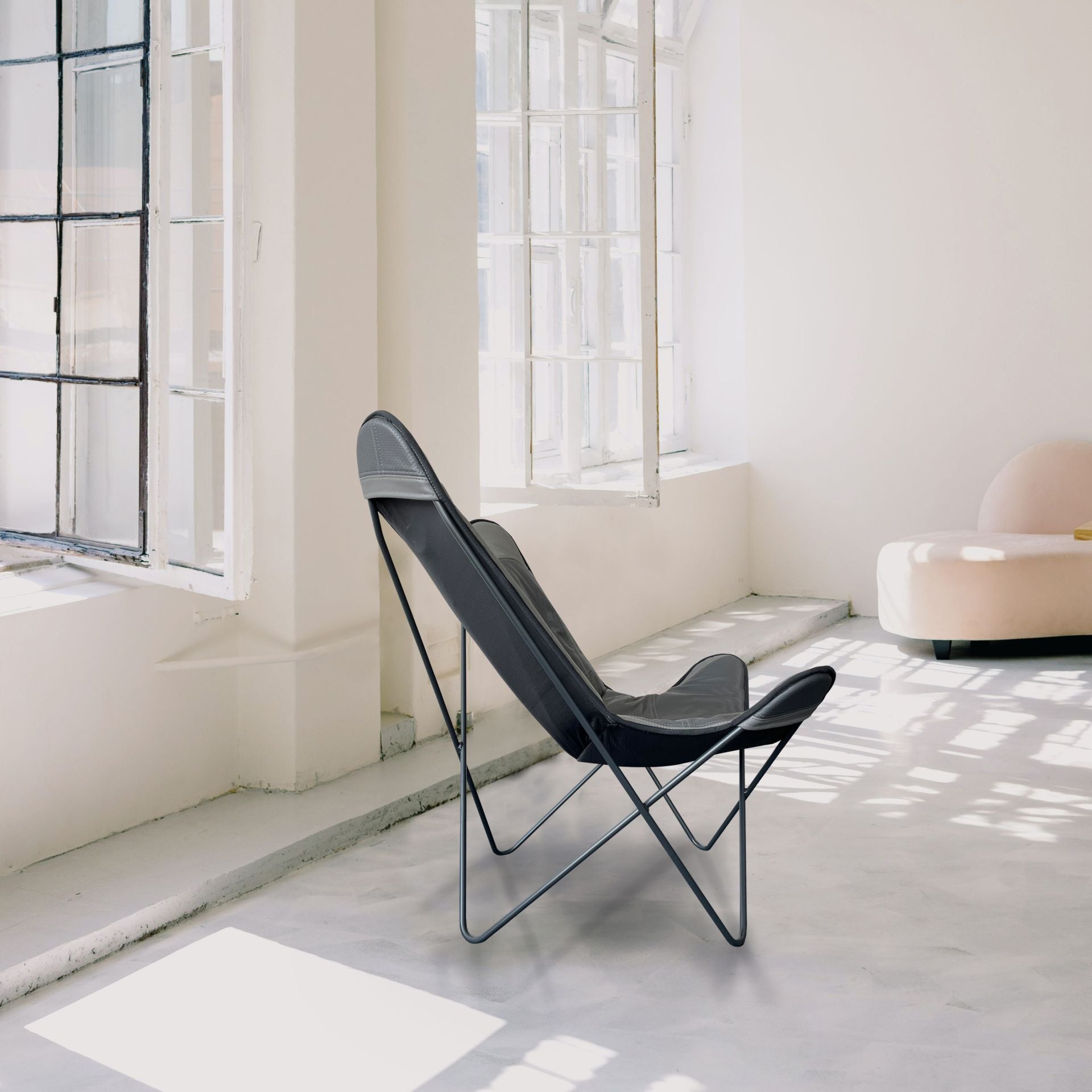ButterFLY Chair aus Leder