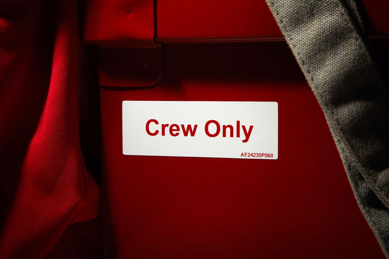 Airline Placard "Crew Only"