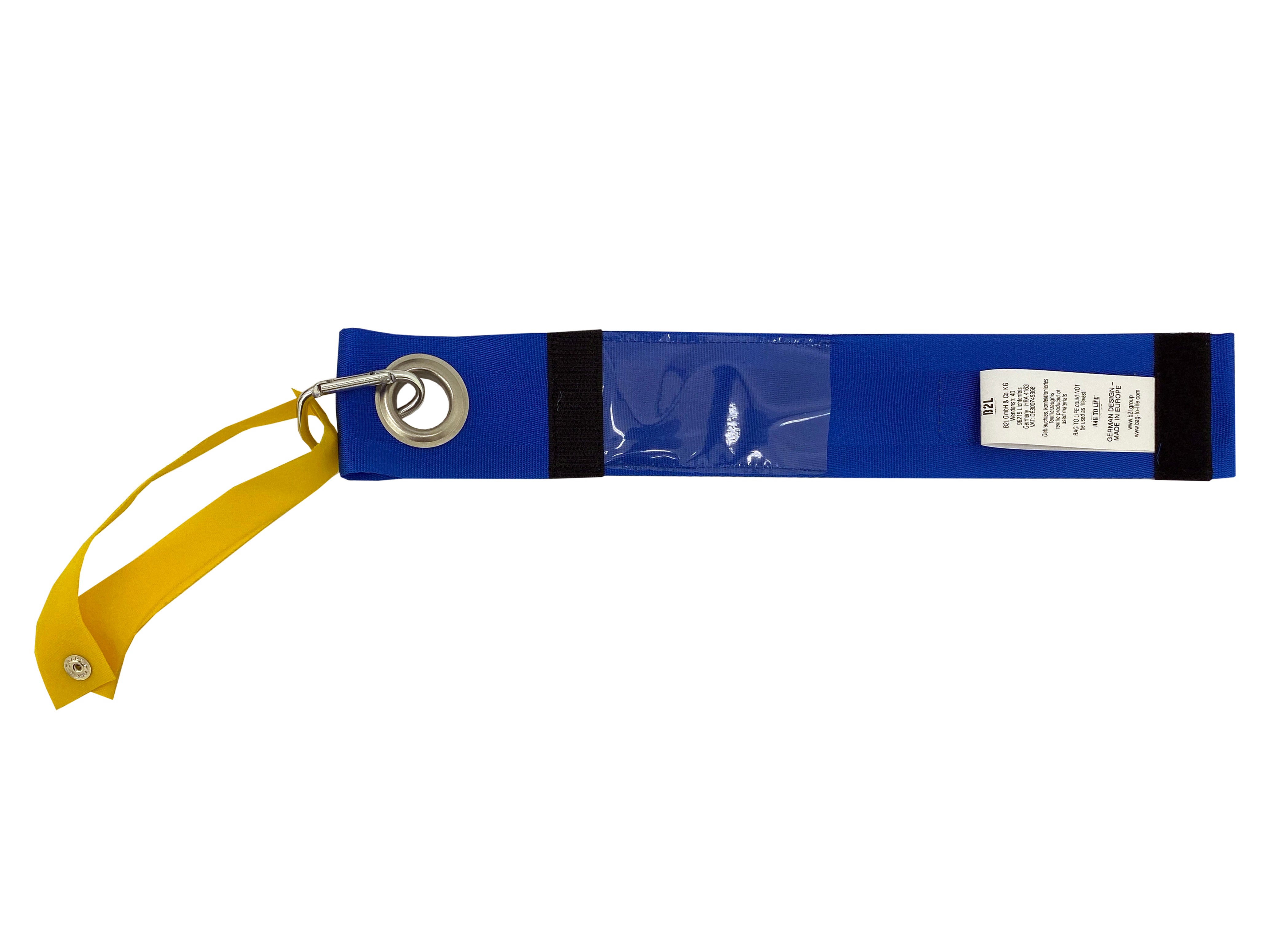 Alpha Suitcase Sign blue - Luggage tag