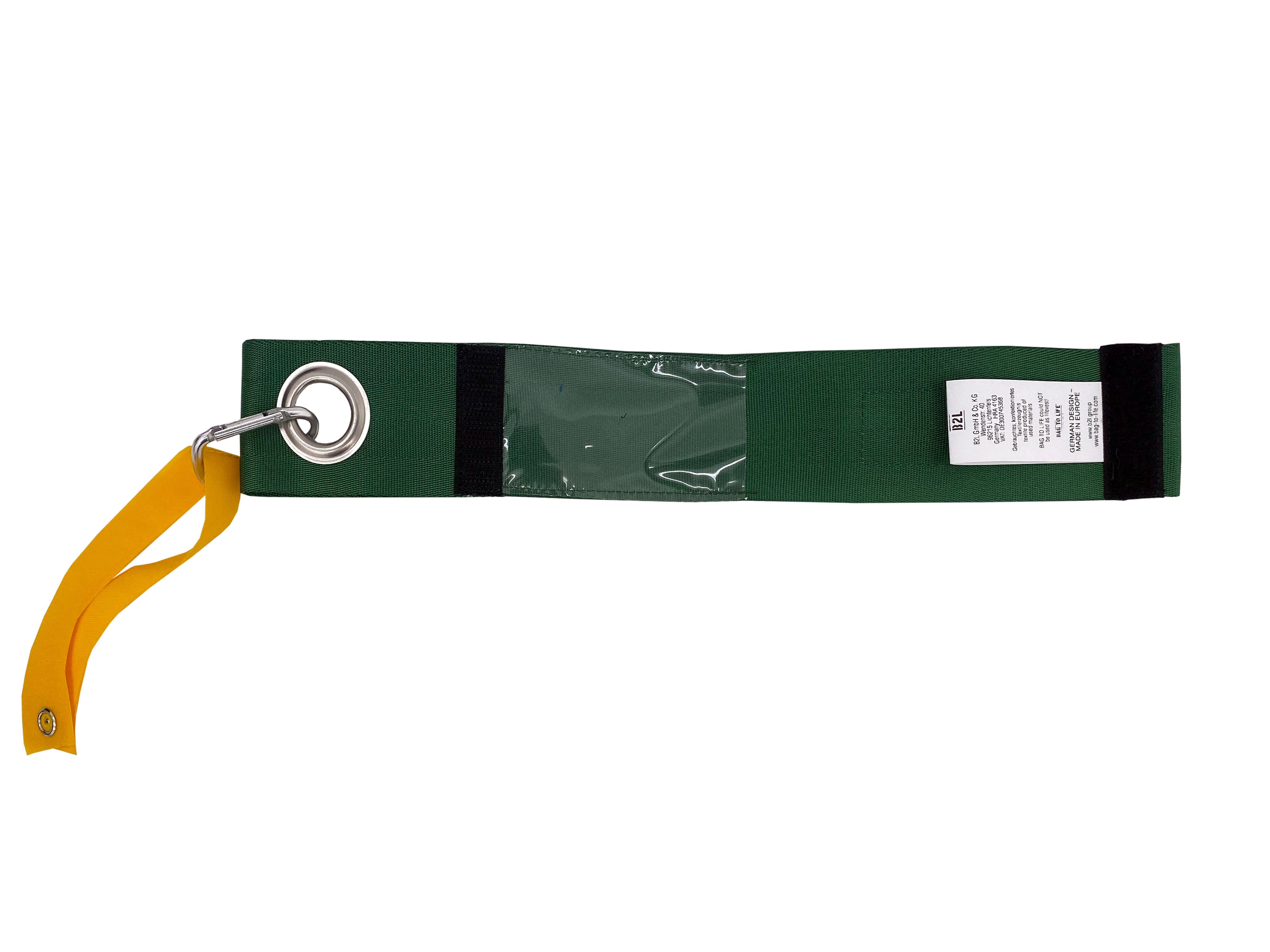 Alpha Suitcase Sign green - Luggage Tag
