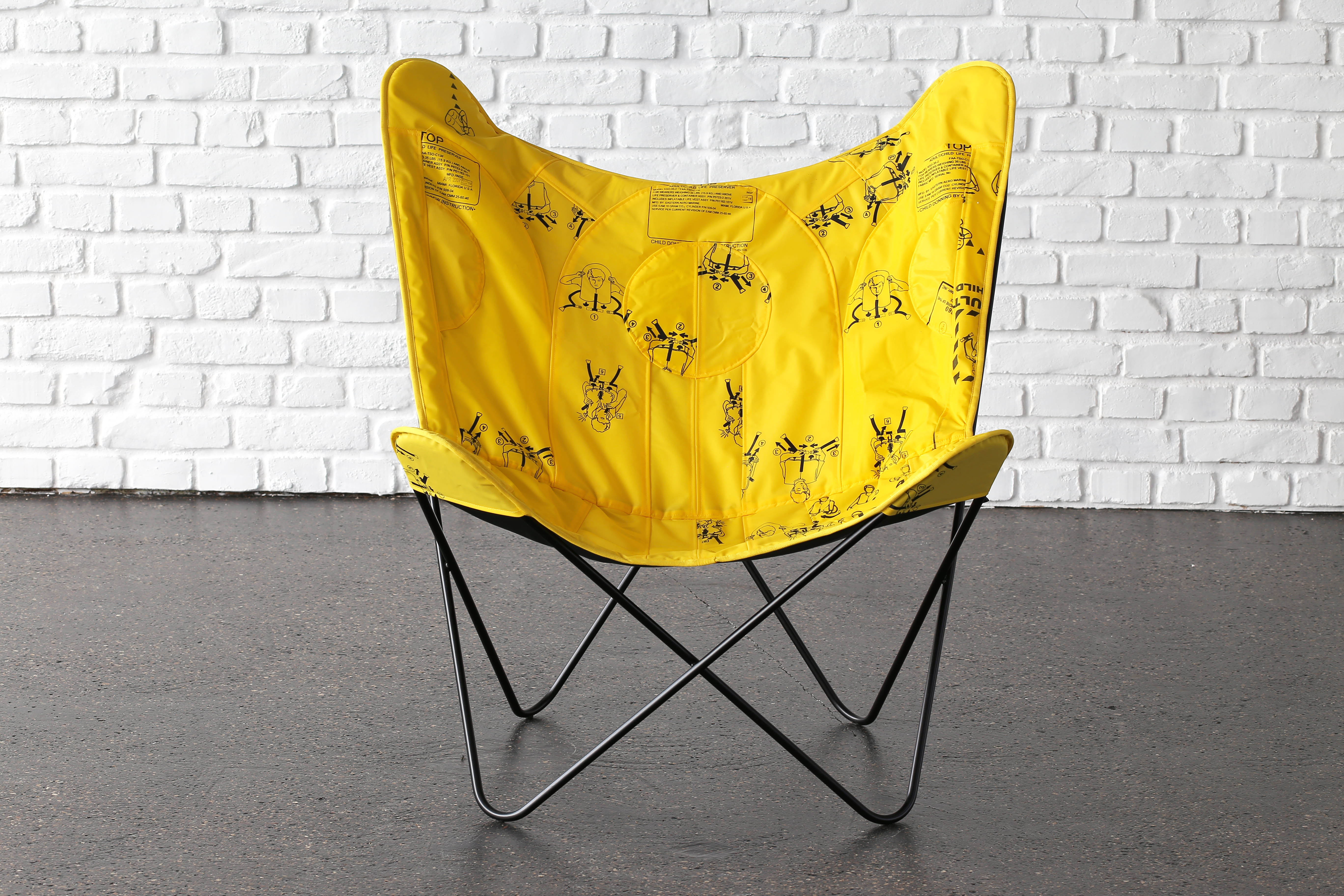 ButterFLY Chair aus Rettungsweste