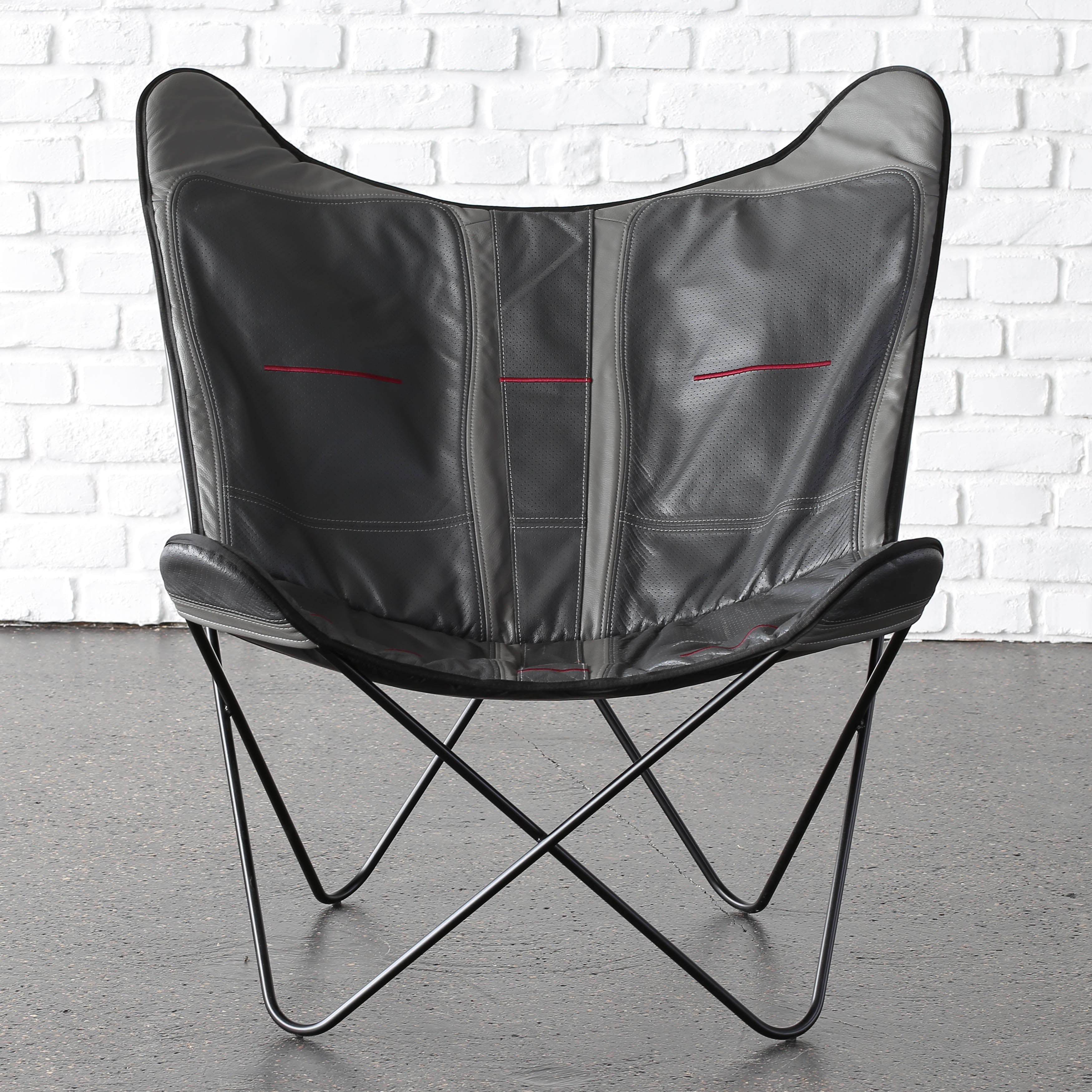 ButterFLY Chair aus Leder