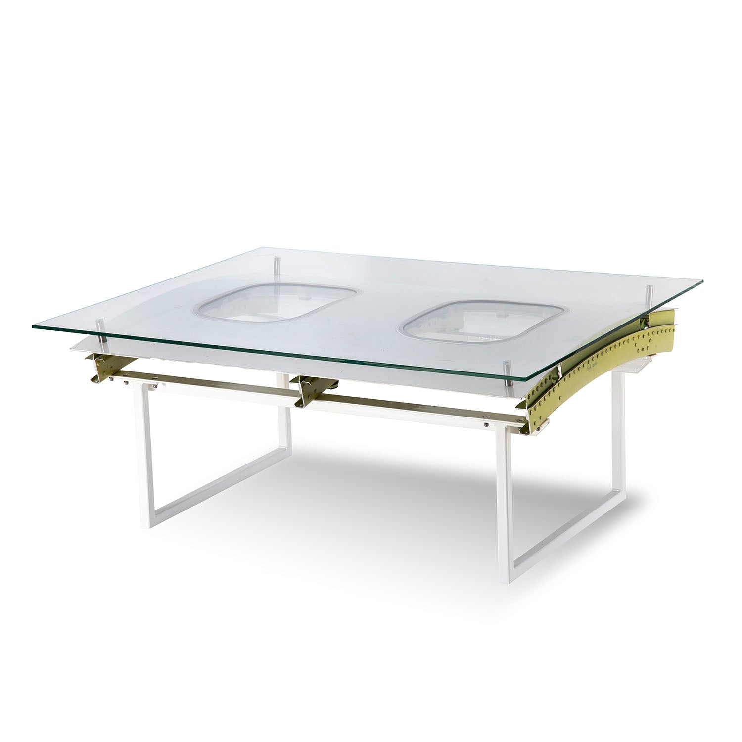 Couchtisch Lindbergh Originallack 2 Fenster