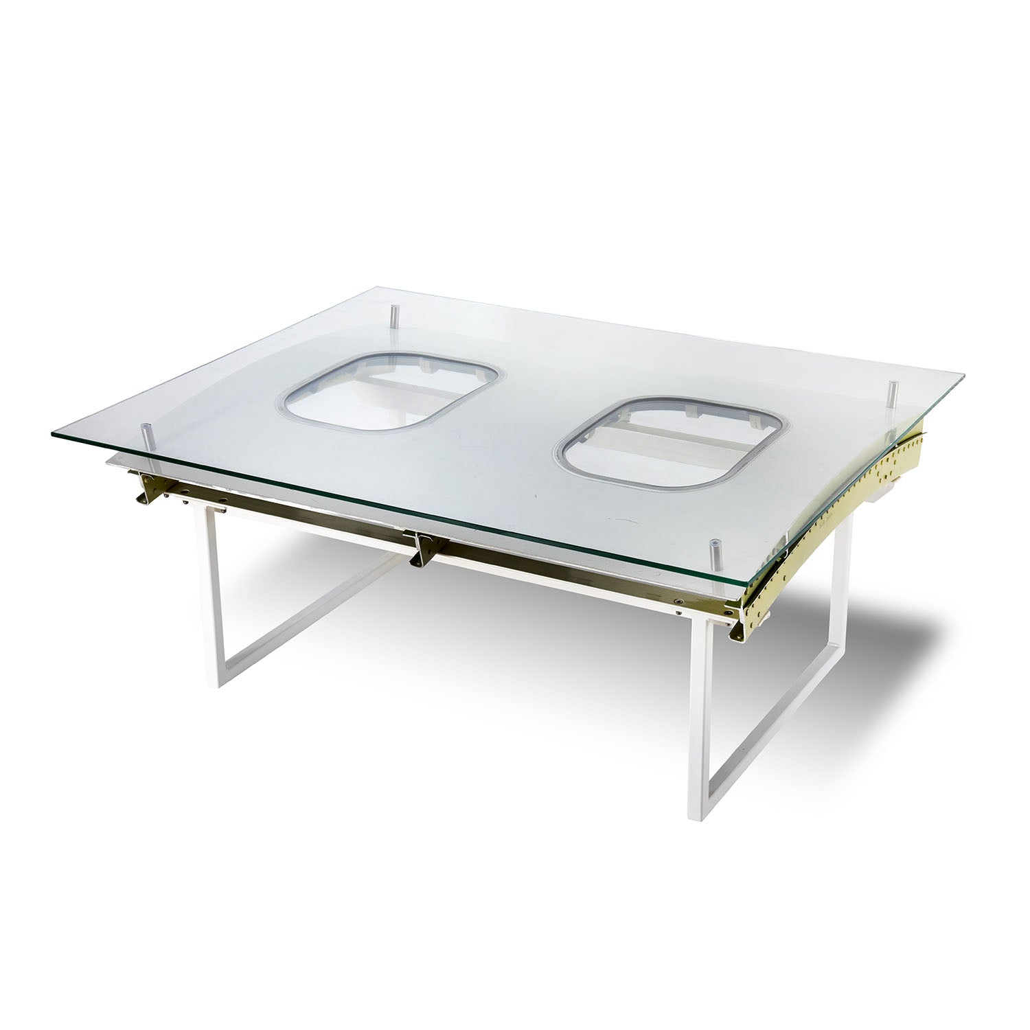 Couchtisch Lindbergh Originallack 2 Fenster