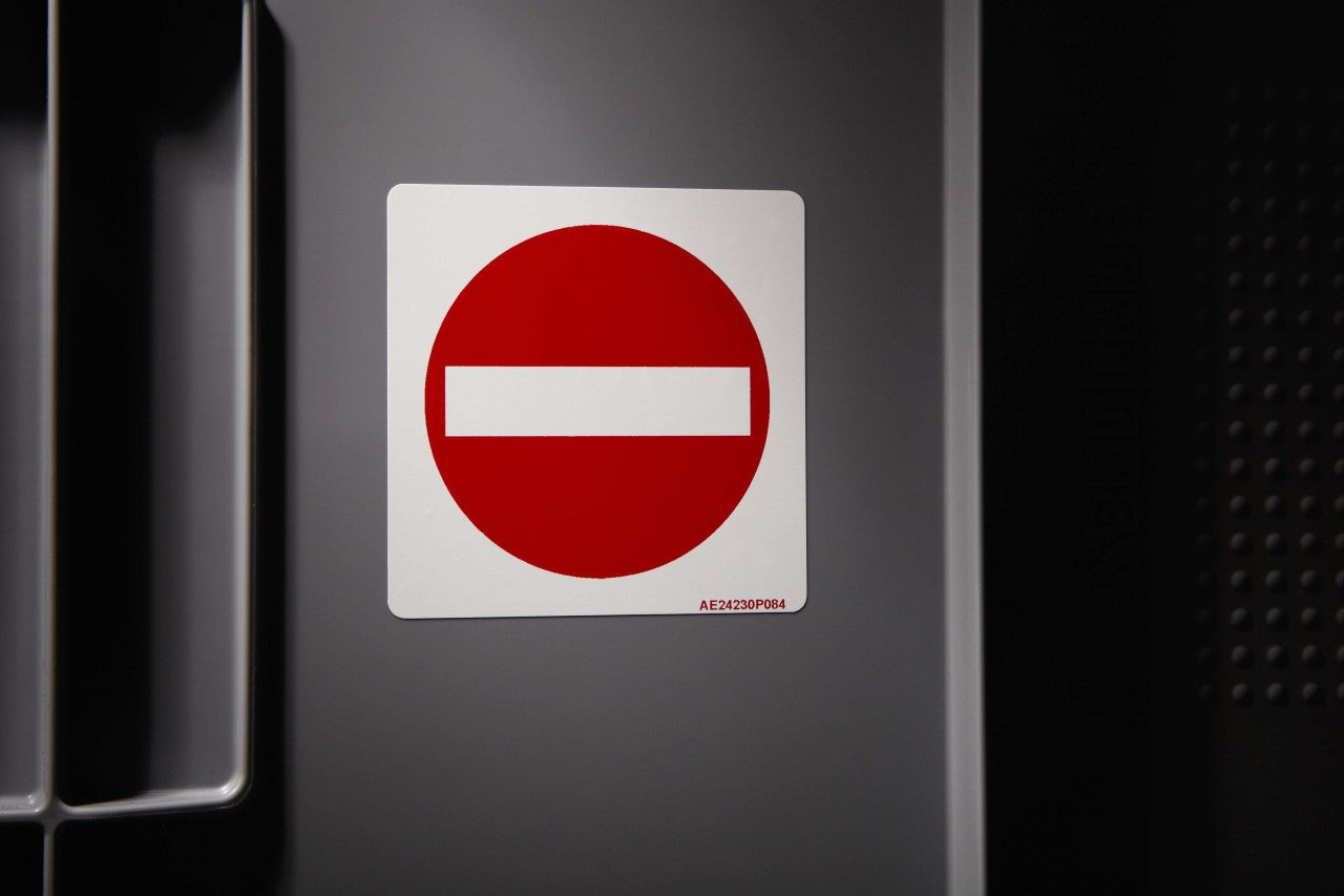 Airline Placard "No Entry"