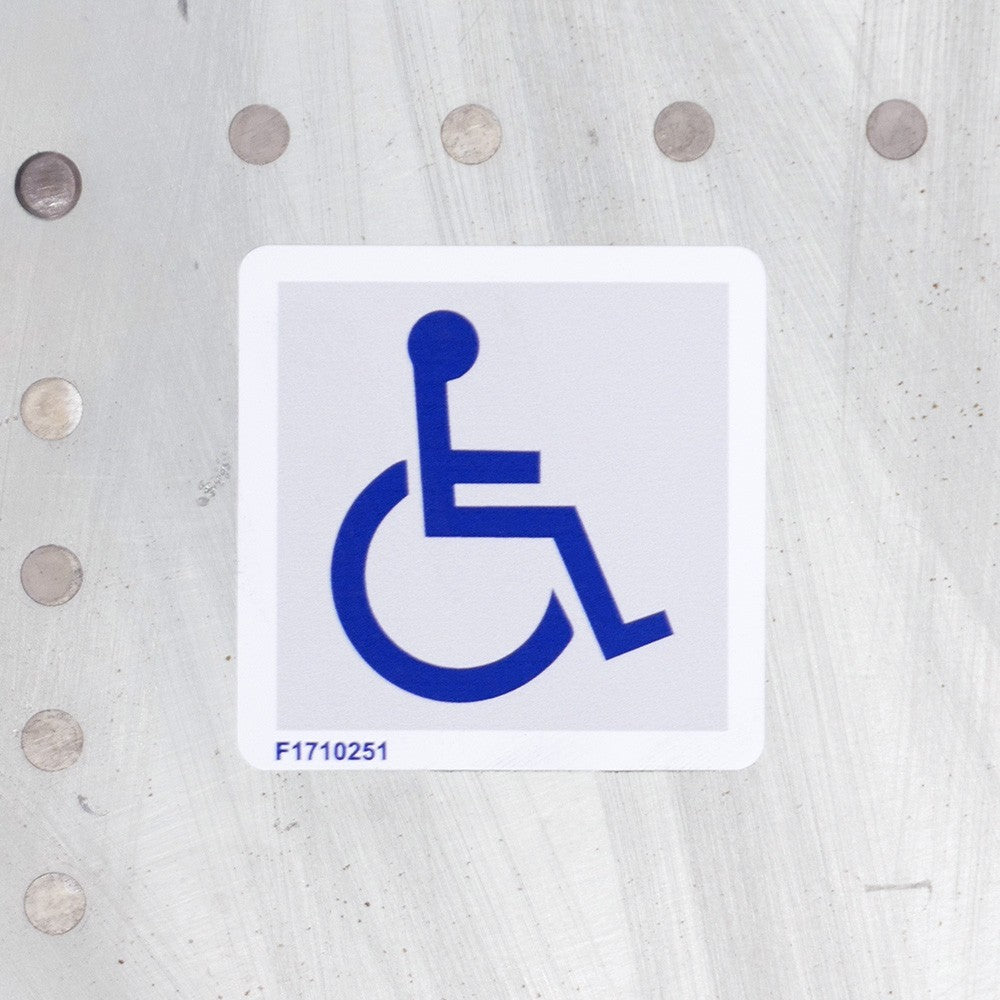 Airline Placard "Barrierefrei"