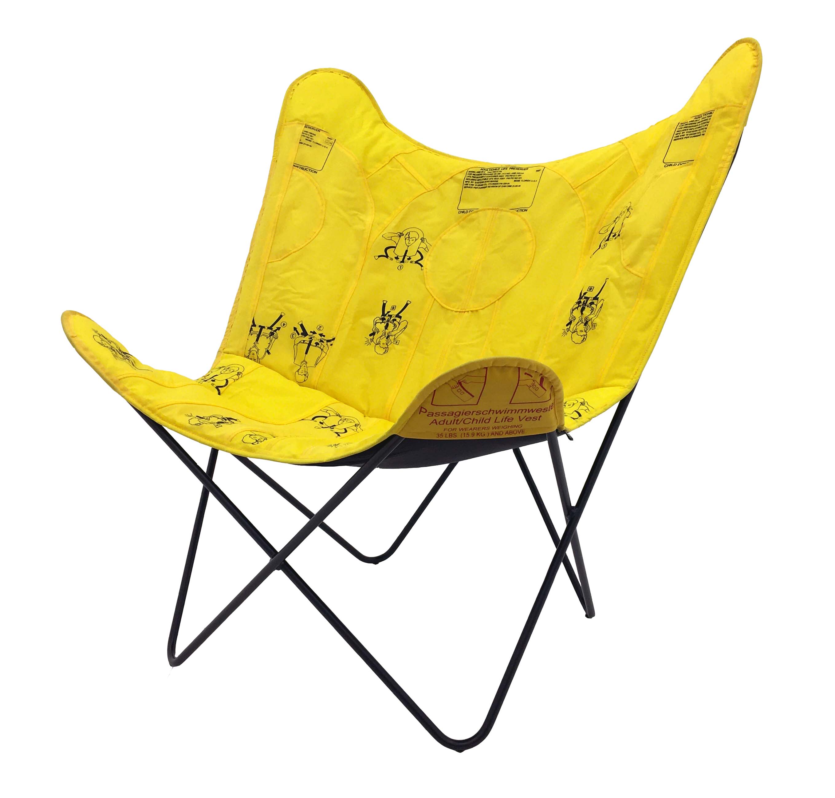 ButterFLY Chair aus Rettungsweste ButterFLY Chair aus Rettungsweste