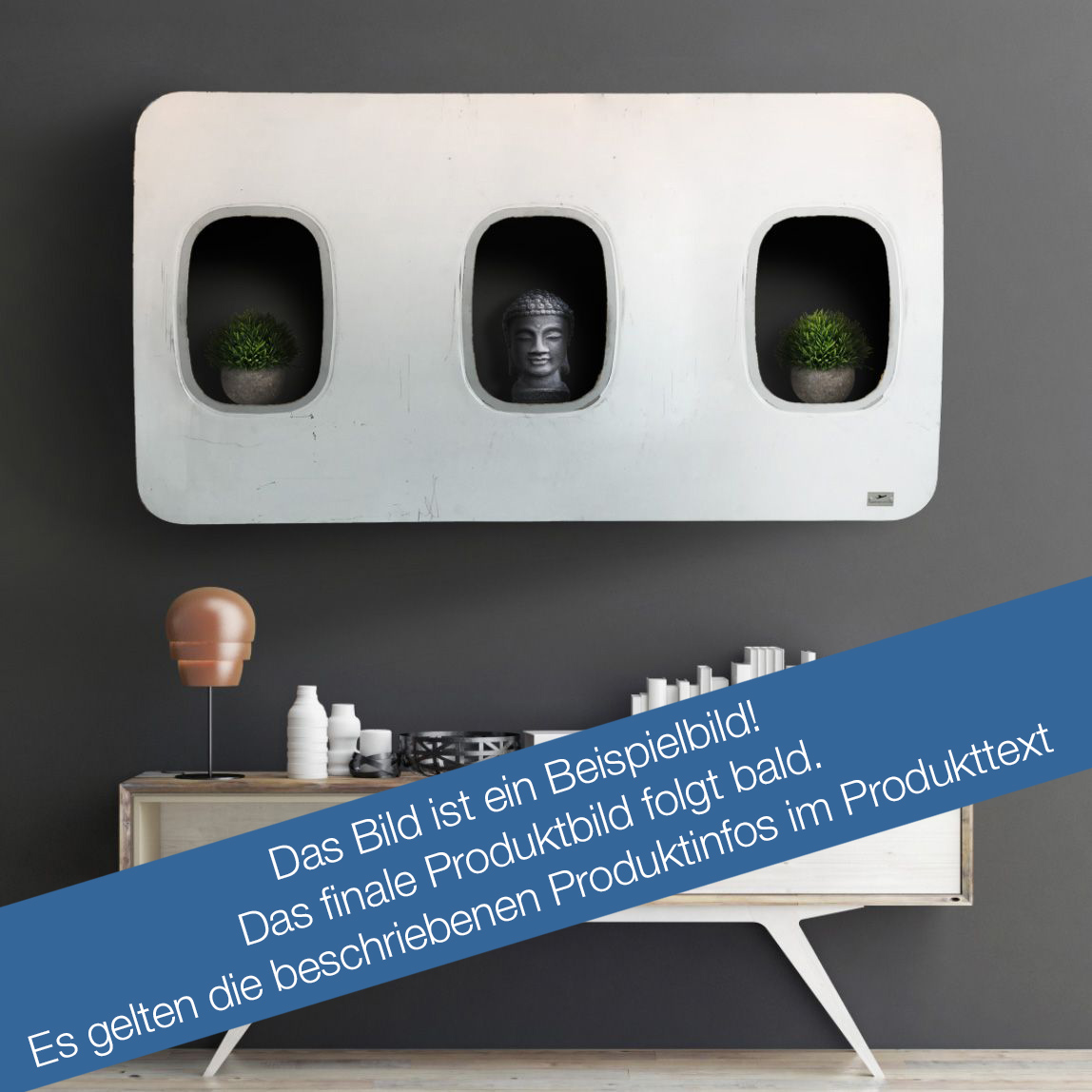 3-piece wall bar - original paint, white box, without lighting