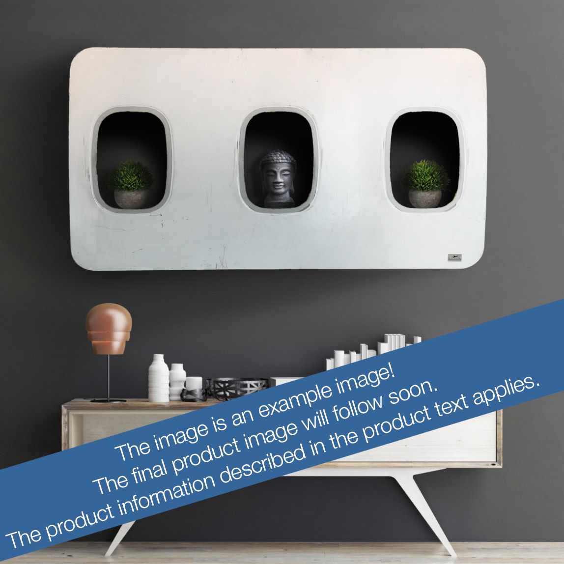 3-piece wall bar - original paint, white box, without lighting