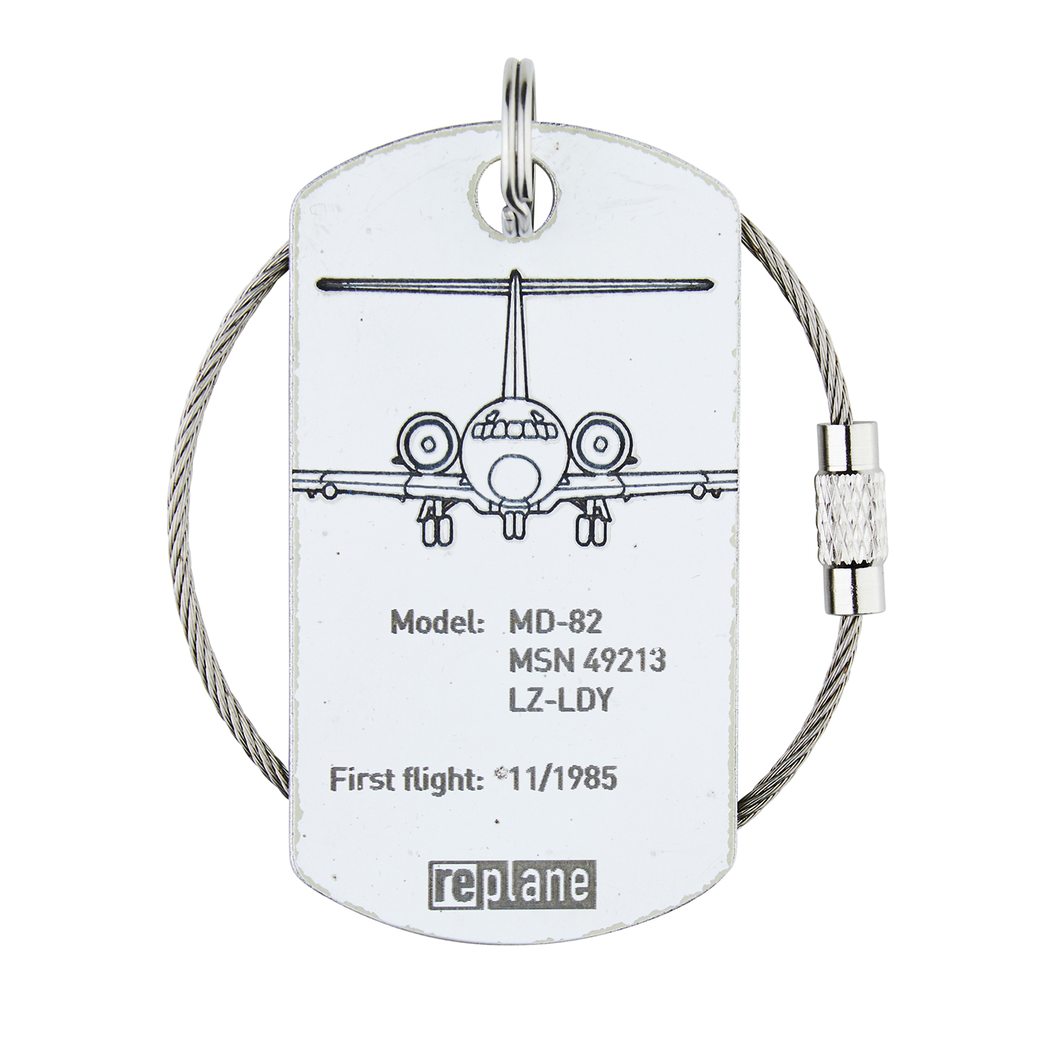 Tag McDonnell-Douglas MD-82 "LZ-LDY" - Weiß