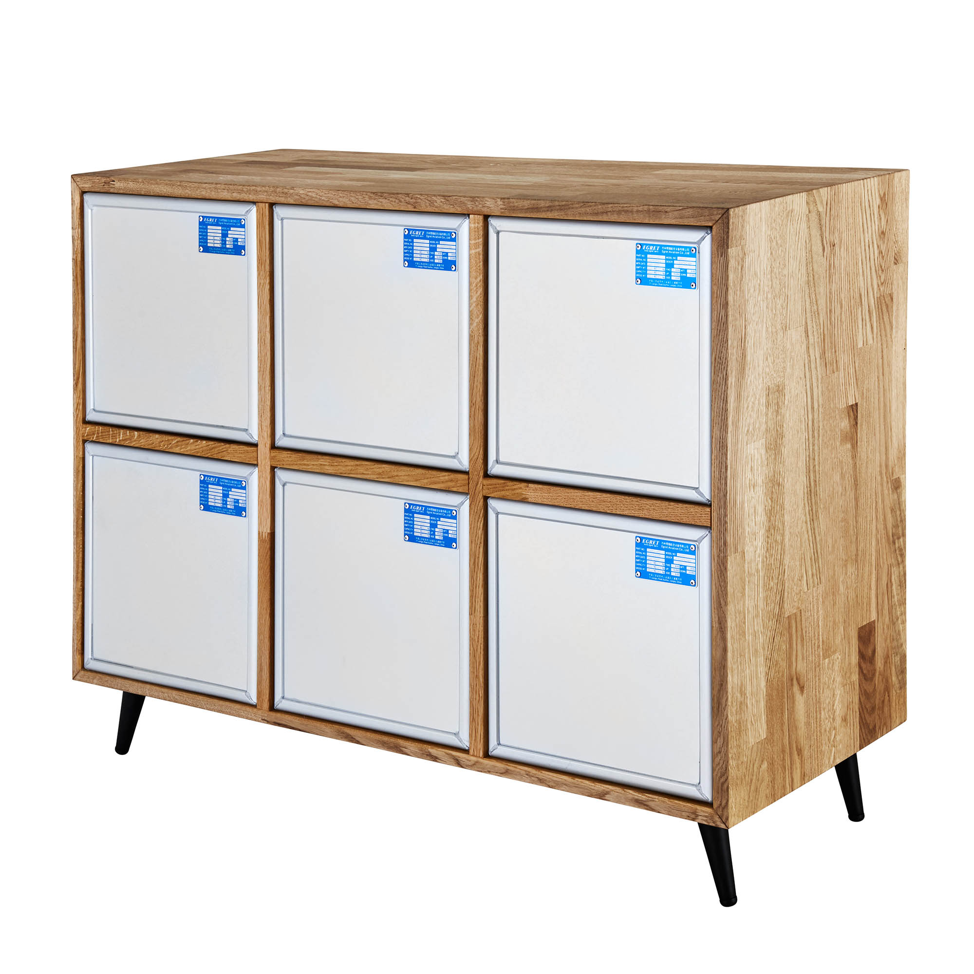 Sideboard10_2k Standard Unit Sideboard Eiche 3x2