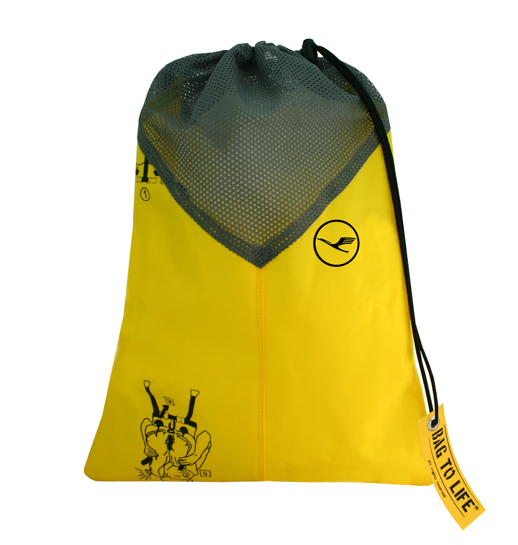 Waesche_Schuhsack_Front Easy Packing Schuh- & Wäschesack