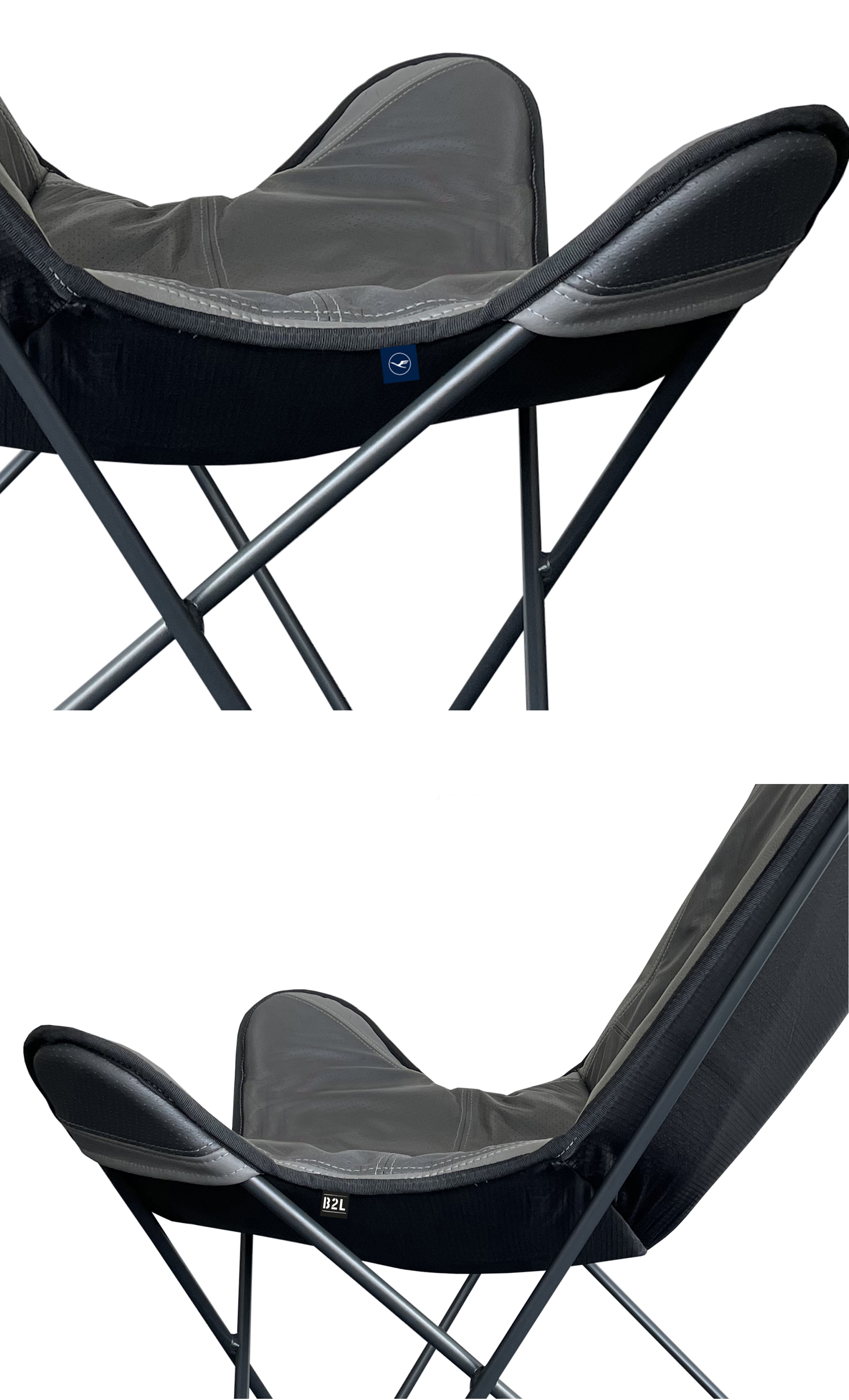 ButterFLY Chair aus Leder