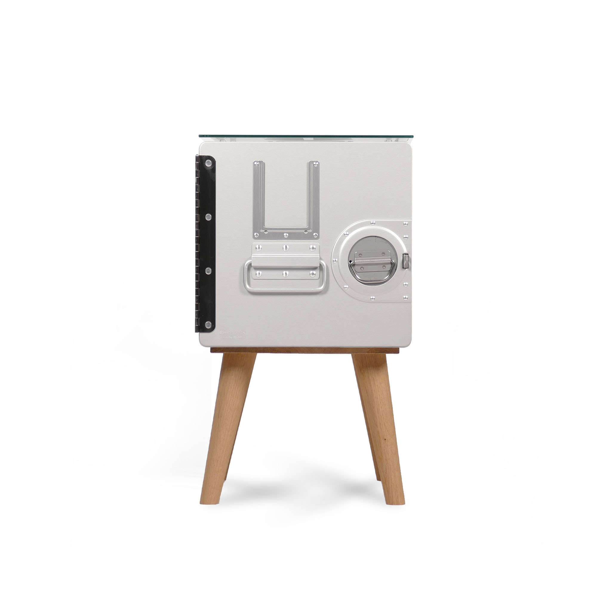 Frontal_Eiche Beistelltisch - Standard Service Unit - Eiche