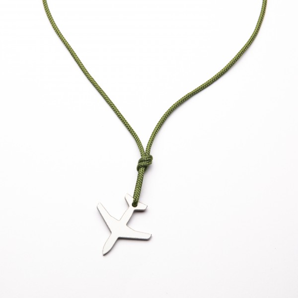 Halskette A320 Paracord - Olivgrün
