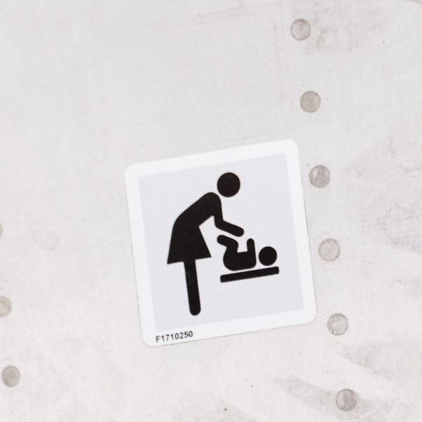 Airline Placard "Diaper Changing Room"