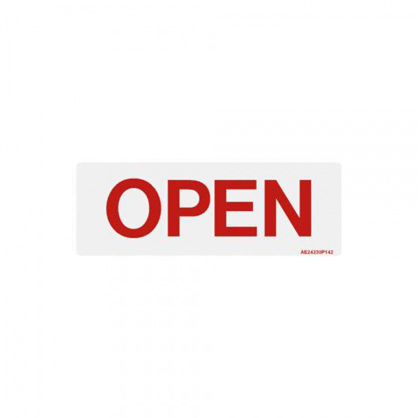 Airline Placard "Open"