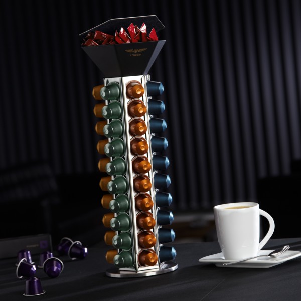 Kaffeekapselspender "Coffee Tower"